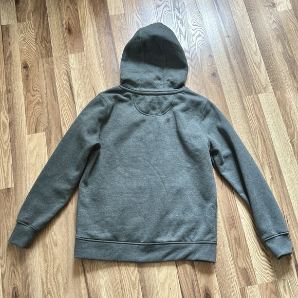 Carhartt Gray Hoodie with Pink Logo - Picture 4 of 7